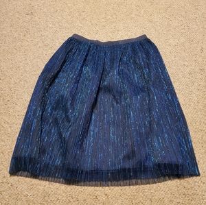 Blue Shimmer Skirt